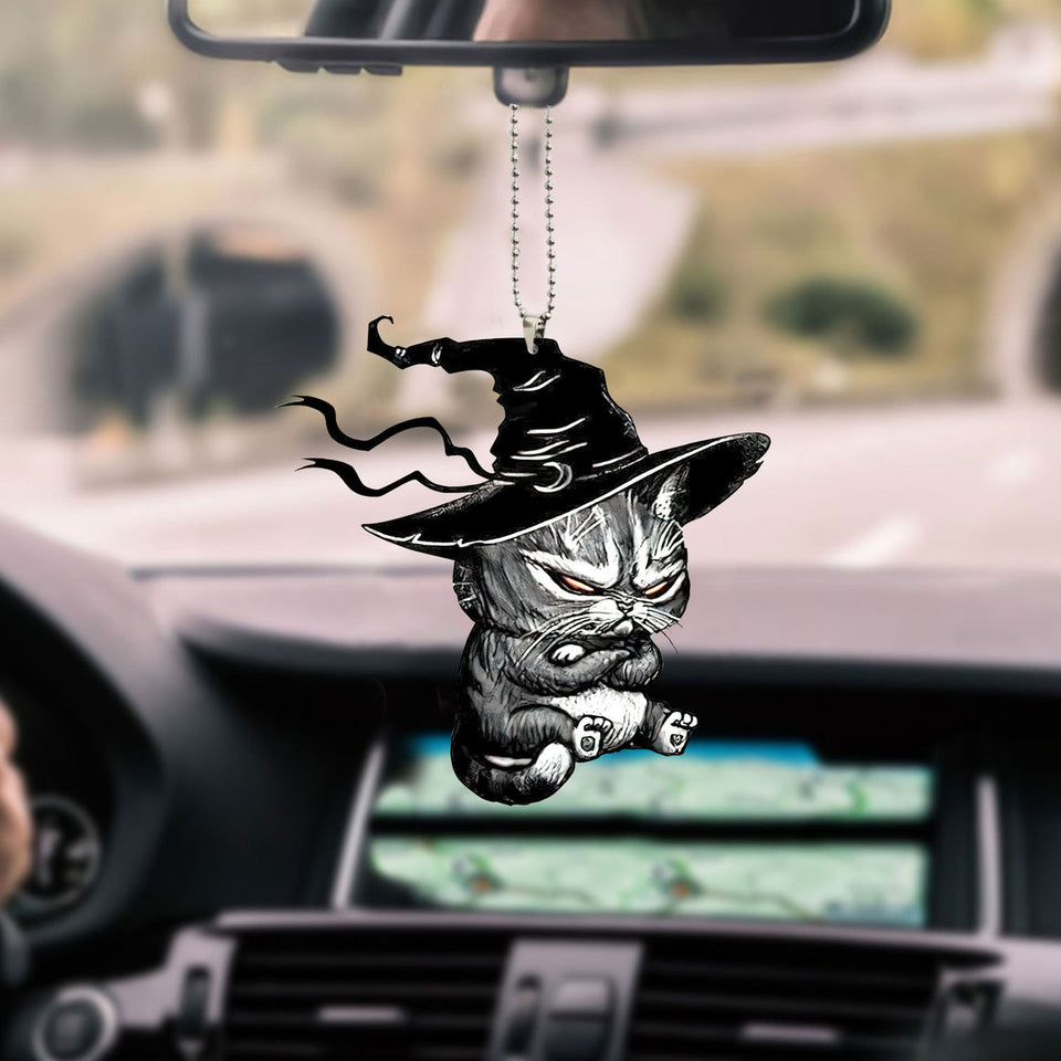 black-cat-ornament-decorate-car-cat-lovers