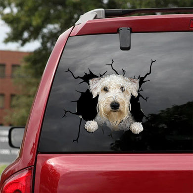 [ha0241-snf-tnt]-soft-coated-wheaten-terrier-crack-car-sticker-dogs-lover