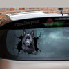 Black German Shepherd Decal Crack Stickers For Scrapbooking Hot Custom Wall Stickers Birthday Delivery