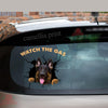 German Shepherd Watch The Gas Crack Sticker Design Fun Dot Stickers Secret Santa Gift Ideas