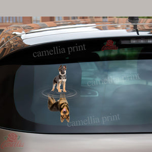 German Shepherd Crack Decal For Wall Funny Stickers Para Carros 21st Birthday Gifts