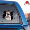 Sable German Shepherd Crack Decor Decal Funny Clear Sticker Paper Craft Kits For Adults