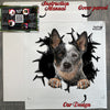 Carefully wrapped package displaying the Australian Cattle vinyl sticker with instructions.