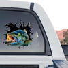 Bass Fishing decal graphic artwork displayed in a clean standalone product design view.
