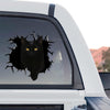 Vibrant Black Cat sticker artwork showcased in a standalone product design format.