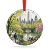 Central Park souvenir ornament displayed on a clean white background.