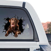 Standalone product design of a detailed Chocolate Labrador Retriever graphic decal.