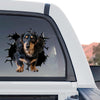 Detailed Dachshund graphic decal artwork displayed as a standalone product design.