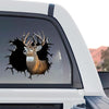 Detailed deer graphic decal showing the standalone product design on a transparent film.