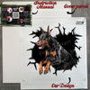 Secure branded package containing the Doberman Pinscher decal with instructions.