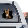 Vibrant Donkey graphic sticker shown as a standalone product design on transparent backing.