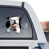 Detailed English Bulldog standalone product design graphic with glossy finish.