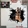 Securely wrapped delivery package containing the German Shepherd decal with application instructions.