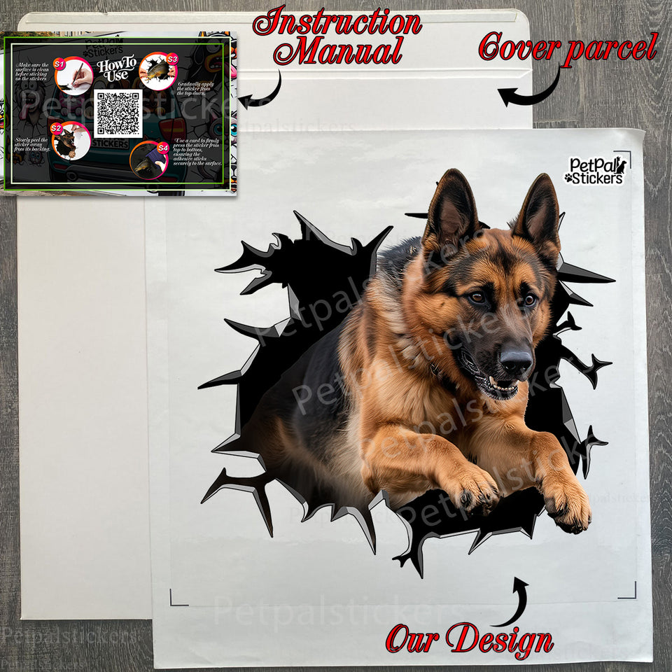 Securely boxed decal package with included step-by-step application instructions sheet.