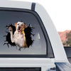 High-resolution standalone product design featuring a detailed Labrador graphic on clear vinyl.