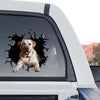 Labrador Retriever graphic sticker displayed as a standalone product design with transparent borders.