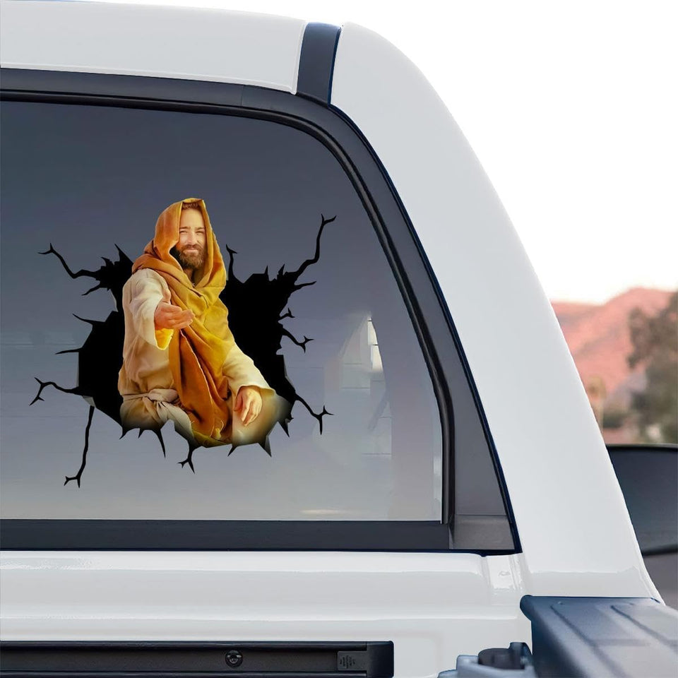 Maria graphic decal displayed as a standalone product design on transparent film.