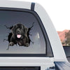 Newfoundland dog decal featuring bold artwork shown as a standalone product design.