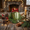 Festive Olympic National Park travel keepsake arranged on a rustic table with natural pinecones.