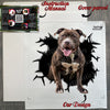 Protective unboxing package showing the premium Pitbull decal with clear instructions included.
