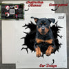 Securely boxed Rottweiler sticker package complete with easy application instructions.