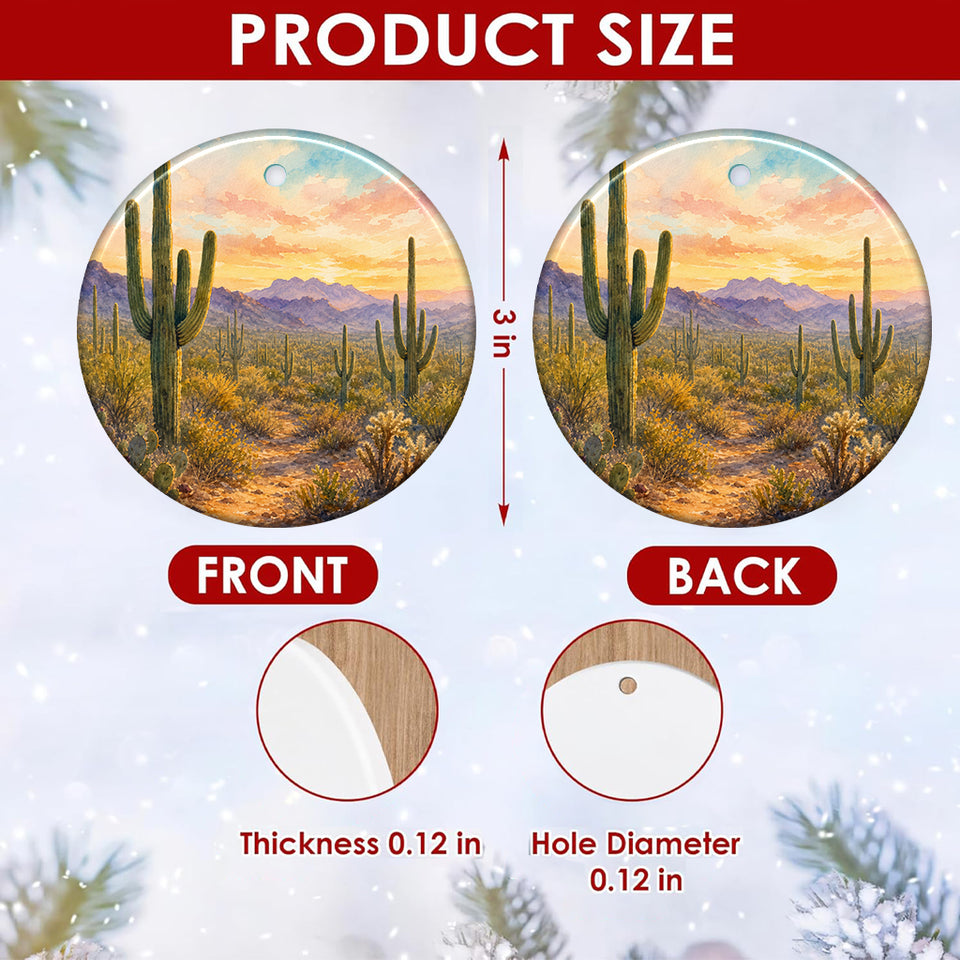 Product size chart diagram highlighting the 3-inch diameter and double-sided print design.