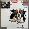 Carefully packed St. Bernards sticker package with included surface application instructions.