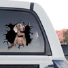 Weimaraner graphic decal graphic art displayed as a standalone product design on a clean surface.