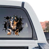 Detailed graphic Wiener Dog artwork showcased as a standalone product design on transparent vinyl.
