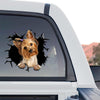 Detailed Yorkie decal with vibrant artwork shown as a standalone product design.