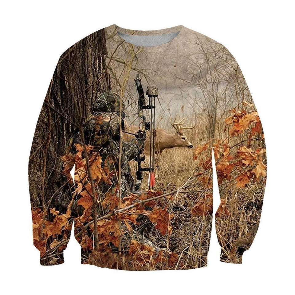 3D All Over Print Bowhunting Hoodie and Shirts