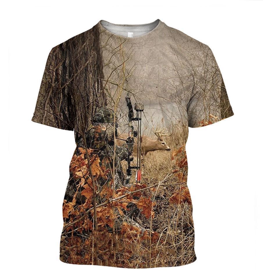 3D All Over Print Bowhunting Hoodie and Shirts