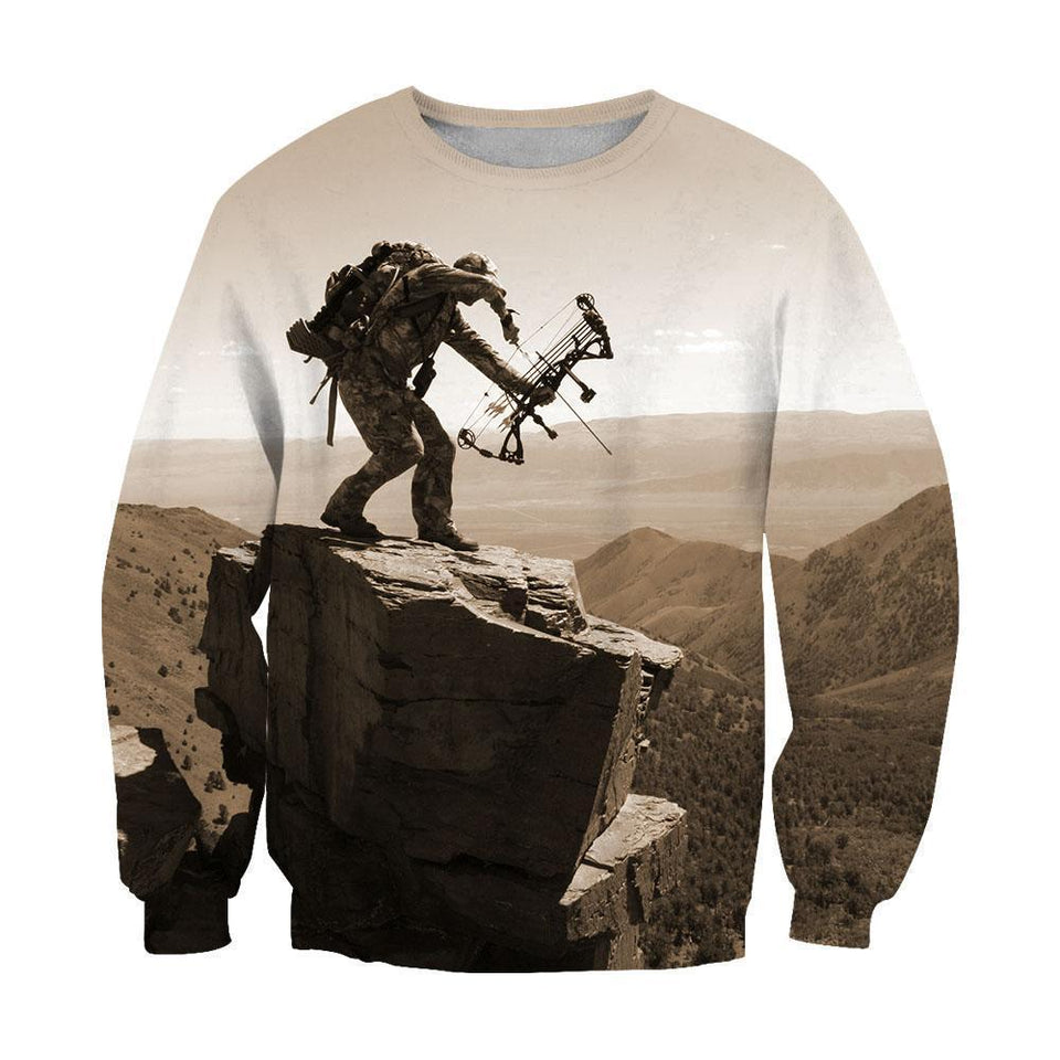 3D All Over Print Bowhunting Hoodie and Shirts