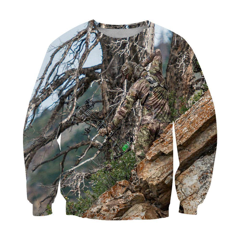 3D All Over Print Bowhunting Hoodie and Shirts