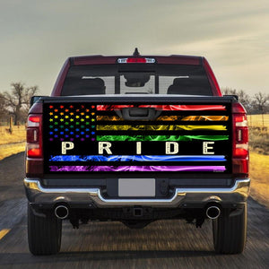 Lgbt Prico truck Tailgate Decal Sticker Wrap Tailgate Wrap Decals For Trucks