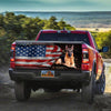German Shepherd American truck Tailgate Decal Sticker Wrap Tailgate Wrap Decals For Trucks