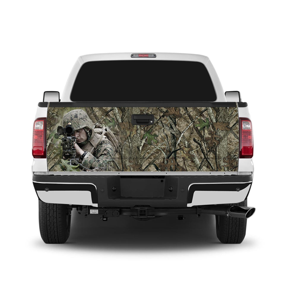 Sniper Camo Tailgate Wrap Window Decal Tailgate Wrap Stickers For Trucks