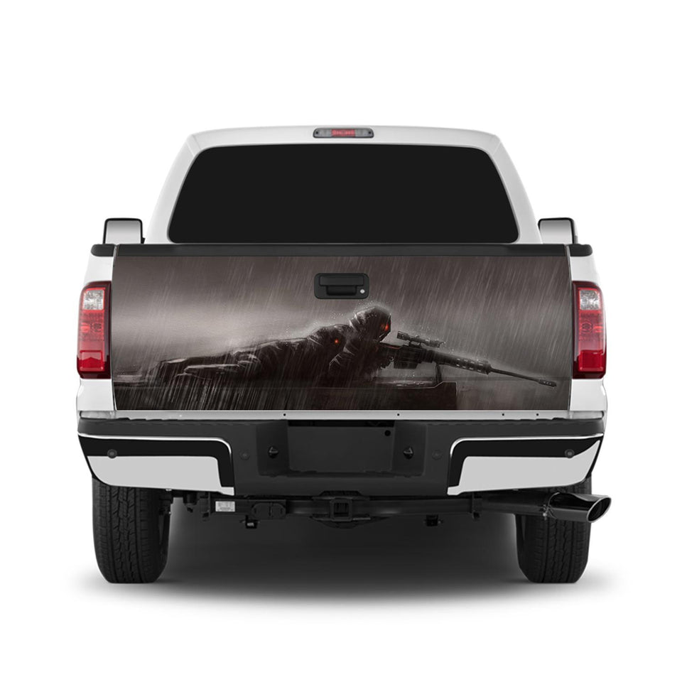 Sniper 2 Tailgate Wrap Window Decal Tailgate Wrap Stickers For Trucks