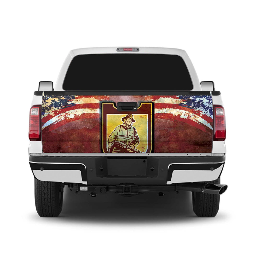 Fireman 5 Tailgate Wrap Window Decal Tailgate Wrap Stickers For Trucks