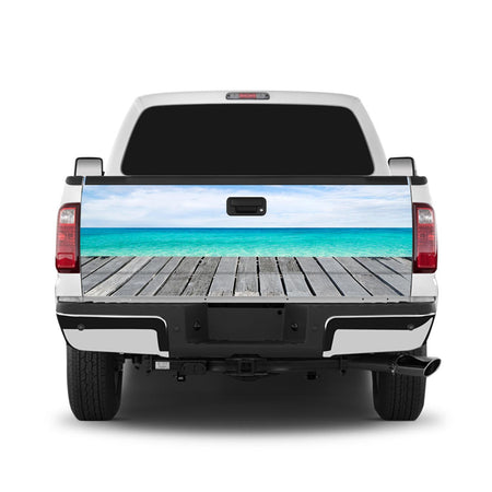 Beach Tailgate Wrap Window Decal Tailgate Wrap Stickers For Trucks