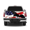 American Eagle Flag Tailgate Wrap Stickers For Trucks