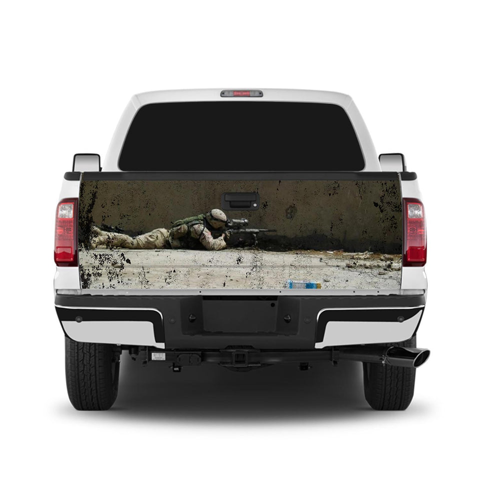 Military Sniper Tailgate Wrap Window Decal Tailgate Wrap Stickers For Trucks