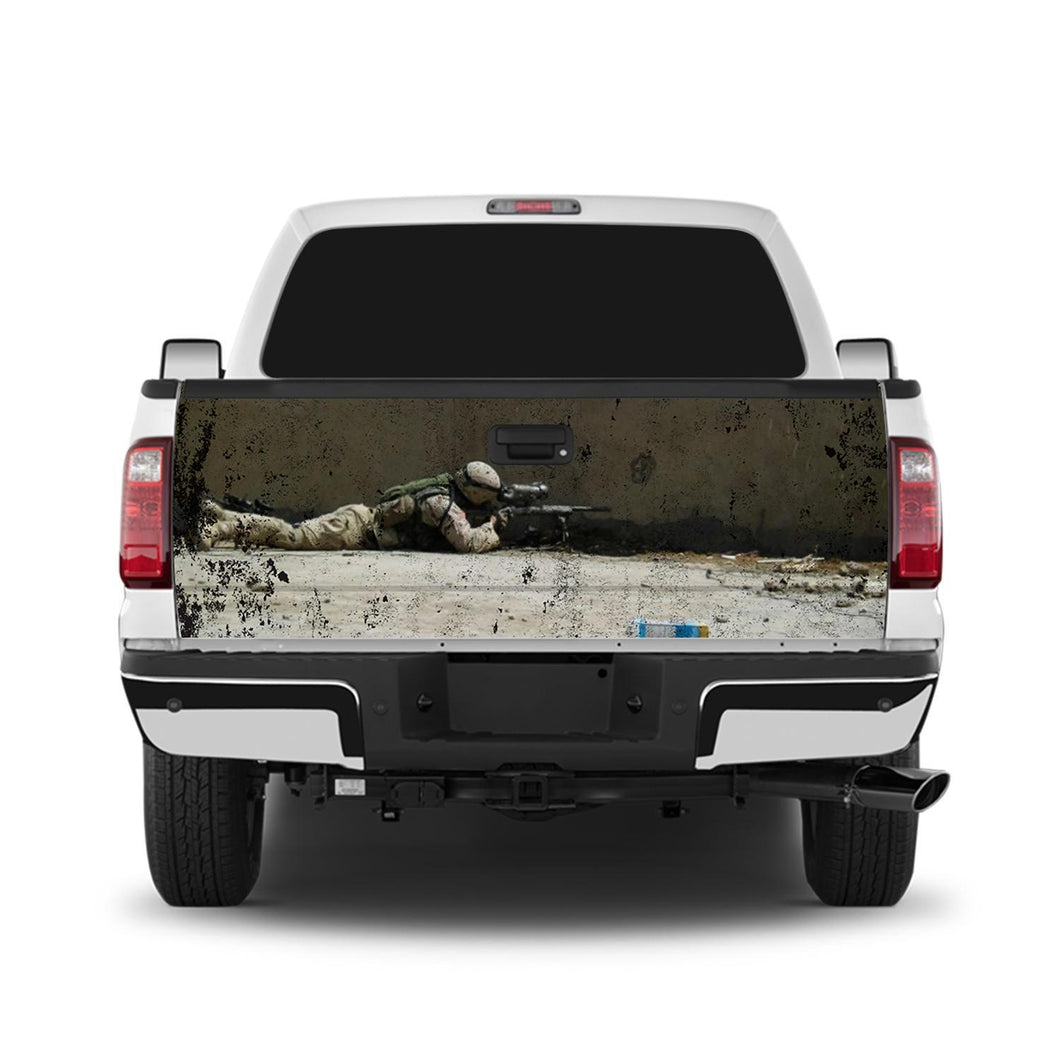 Military Sniper Tailgate Wrap Window Decal Tailgate Wrap Stickers For Trucks
