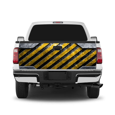 Steel Plate Tailgate Wrap Stickers For Trucks
