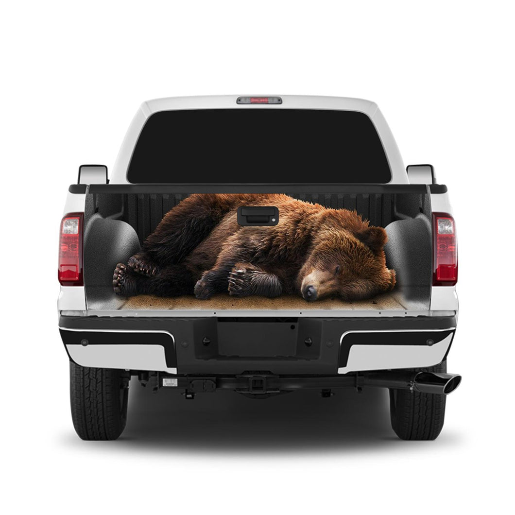 Bear Hunting Tailgate Wrap Window Decal Tailgate Wrap Stickers For Trucks