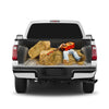 Country Singer Sleeping Funny Tailgate Wrap Window Decal Tailgate Wrap Stickers For Trucks