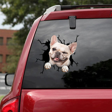 [th0798-snf-tpa]-frenchie-crack-car-sticker-dogs-lover