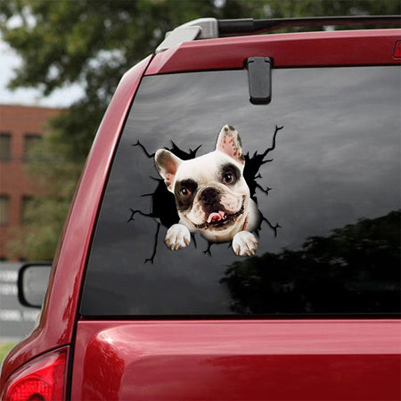 [th0802-snf-tpa]-frenchie-crack-car-sticker-dogs-lover