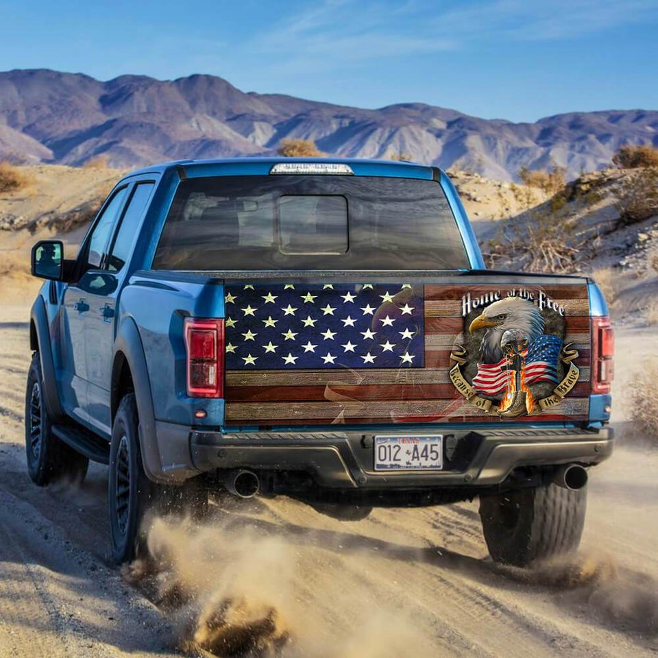 Home Of The Frtruck Tailgate Decal Sticker Wrap Tailgate Wrap Decals For Trucks