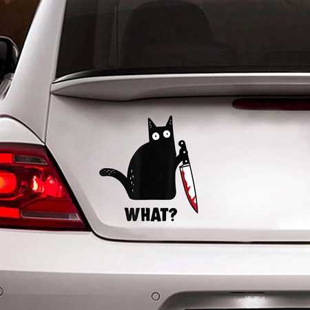 [sk0999-snf-tnt]-black-cat-car-sticker-cats-lover